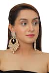Buy_Riana Jewellery_Gold Plated Pearls, Beads Drop Danglers _Online_at_Aza_Fashions