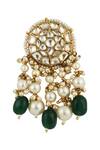 Riana Jewellery_Gold Plated Crystals, Pearls, Stones Bead Drop Dangler Earrings _Online_at_Aza_Fashions