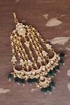 Shop_Riana Jewellery_Gold Plated Encrusted Stone Embellished Passa _at_Aza_Fashions