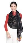 Buy Shingora Blue Wool Lurex Stripe Pattern Stole Online at Aza Fashions Buy_Shingora_Blue Wool Lurex Stripe Pattern Stole _Online_at_Aza_Fashions
