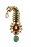 Buy_Riana Jewellery_Gold Real Jadtar Stones Embellished Kalangi _at_Aza_Fashions