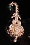 Buy_Riana Jewellery_Gold Pearl, Bead, Jadtar Stone Drop Kalangi _at_Aza_Fashions