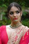 Buy_Riana Jewellery_Bead Drop Nath_at_Aza_Fashions