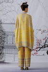 Shop_Rajdeep Ranawat_Yellow Silk Printed Band Chanel Tunic  _at_Aza_Fashions