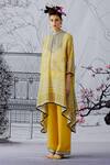 Buy Rajdeep Ranawat Yellow Kurta Silk Pant Satin Band Navya Printed Set at Aza Fashions Buy_Rajdeep Ranawat_Yellow Kurta Silk Pant Satin Band Navya Printed Set_at_Aza_Fashions