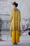 Shop Rajdeep Ranawat Yellow Kurta Silk Pant Satin Band Navya Printed Set at Aza Fashions Shop_Rajdeep Ranawat_Yellow Kurta Silk Pant Satin Band Navya Printed Set_at_Aza_Fashions