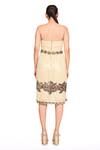 Shop_Rocky Star_Ivory Net Sequin Embroidered Tube Dress_at_Aza_Fashions