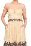 Shop_Rocky Star_Ivory Net Sequin Embroidered Tube Dress_Online_at_Aza_Fashions