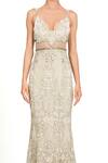 Shop_Rocky Star_Ivory Net Sequin Embroidered Gown_Online_at_Aza_Fashions