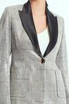 Shop_Rocky Star_Grey Polyester Blend Plaid Blazer And Pant Set_Online_at_Aza_Fashions