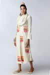 Buy_Rishi and Vibhuti_White Organic Cotton Midi Dress _at_Aza_Fashions