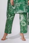 Buy_Saaksha & Kinni_Green Cotton Silk Floral Print Kurta Set_Online_at_Aza_Fashions