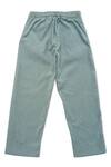 Shop_Little Luxury_Green Corduroy Baggy Pants  _Online_at_Aza_Fashions