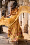 Shop_Anita Dongre_Yellow Silene Lehenga Set_at_Aza_Fashions
