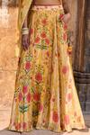 Anita Dongre_Yellow Silene Lehenga Set_at_Aza_Fashions