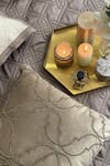 Buy_Sadyaska_Beige Fabric Cvc And Filling 100% Polyester Quilted Reversible Bedspread Set_Online_at_Aza_Fashions