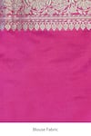 Priyanka Raajiv_Pink Banarasi Kadua Silk Woven Floral Motifs Sadabahaar Saree _at_Aza_Fashions