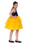Buy_Littlecheer_Yellow Silk Organza Sequins Rockabye Bodice Dress _Online_at_Aza_Fashions