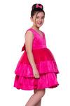 Buy_Littlecheer_Pink Silk, Satin Stones Buttercup Layered Back Bow Dress _Online_at_Aza_Fashions