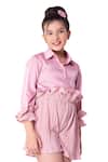 Shop_Littlecheer_Pink Satin Hotsy Frilled Pleated Jumpsuit _Online_at_Aza_Fashions