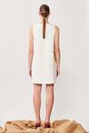 Shop_Shahin Mannan_White Broadcloth Moon Branch Embroidered Dress_at_Aza_Fashions