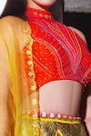 Siddhartha Bansal_Multi Color Raw Silk Embroidered Lehenga Set_at_Aza_Fashions