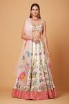 Buy_Siddhartha Bansal_White Dupion Embroidered Lehenga Set_Online_at_Aza_Fashions