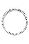 Shop_Sangeeta Boochra_Silver Plated Stones Chevron Pattern Bracelet _at_Aza_Fashions