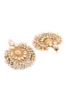 Sangeeta Boochra_Gold Plated Stones Embellished Chandbalis _Online_at_Aza_Fashions