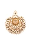 Shop_Sangeeta Boochra_Gold Plated Stones Embellished Chandbalis _Online_at_Aza_Fashions