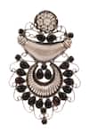 Buy_Sangeeta Boochra_Black Stones Handcrafted Chandbalis _Online_at_Aza_Fashions