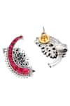 Sangeeta Boochra_Pink Diamonds, Stones Nora Studded Ear Cuffs _Online_at_Aza_Fashions