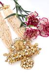 Shop_Sangeeta Boochra_Gold Plated Handcrafted Pendant Necklace _Online_at_Aza_Fashions