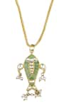 Sangeeta Boochra X Payal Singhal_Gold Plated Beads Arsia Pendant Necklace _Online_at_Aza_Fashions