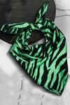 Shop_Hair Drama CO_Green Zebra Print Bandana_Online_at_Aza_Fashions