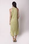 Shop_Shwetanga_Green Ggt Gota Patti, Sequin, Shell And Thread Halter Embroidered Kurta Pant Set _at_Aza_Fashions