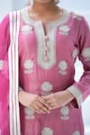 Buy_Simar Dugal_Pink Embroidered Kurta Set  _Online_at_Aza_Fashions