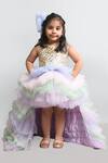 Buy_Lil Angels_Multi Color Dupion Embellished Dress _Online_at_Aza_Fashions