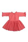 Buy_Champscloset_Pink Polka Dot Print Dress For Girls_at_Aza_Fashions