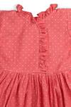 Champscloset_Pink Polka Dot Print Dress For Girls_Online_at_Aza_Fashions