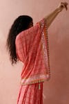Buy_Surbhi Gupta_Pink Jacket  Blouse Cotton Silk Sharara Printed And Set _Online_at_Aza_Fashions
