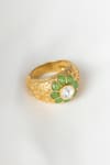 Shop_Osvag India_Carved Ring_at_Aza_Fashions