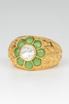 Osvag India_Carved Ring_Online_at_Aza_Fashions