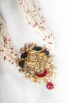 Buy_Osvag India_Gemstone Embellished Choker Necklace_Online_at_Aza_Fashions
