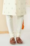 Shop_Tisa - Men_White Viscose Polyester Embroidered Sherwani Set _Online_at_Aza_Fashions