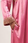 Buy_Heena Kochhar_Pink Mashroo Embroidered Kurta Salwar Set_Online_at_Aza_Fashions