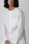 Shop_Rajesh Pratap Singh_White Cotton Shirt _Online_at_Aza_Fashions