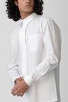 Buy_Rajesh Pratap Singh_White Cotton Shirt _Online_at_Aza_Fashions