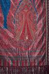 Buy_RI.Ritu Kumar_Blue Velvet Shawl_Online_at_Aza_Fashions