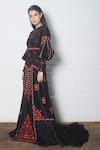 Buy Chandrima Black Chanderi Round Gown Online at Aza Fashions Buy_Chandrima_Black Chanderi Round Gown _Online_at_Aza_Fashions